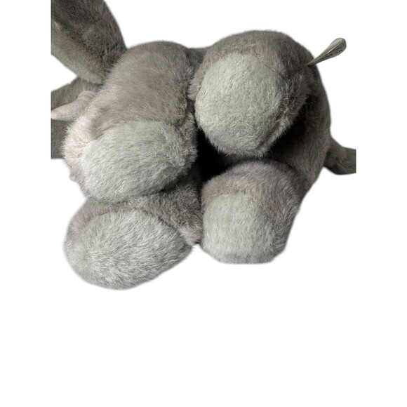 1992 MJC International Med Grey Soft Elephant Stuffed Animal Vintage Plush Toy - Picture 13 of 16